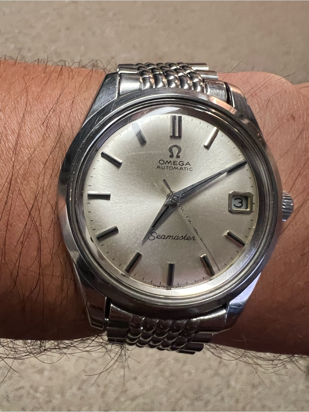 Vintage 1960 Omega Seamaster Automatic Cal 565 Watch 1036 Beads of Rice 166.010 - Picture 11 of 11